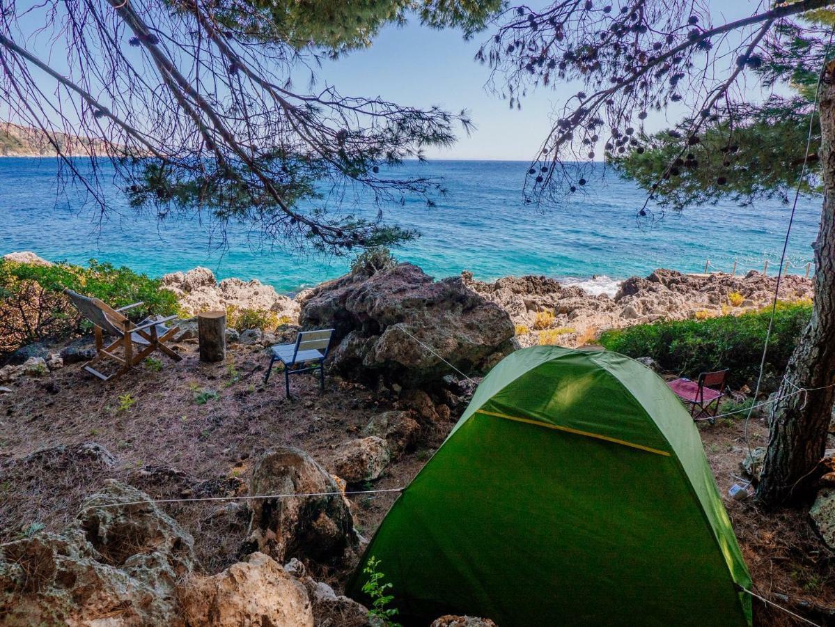 The Sea Cave Camping Hotel Himara Kültér fotó